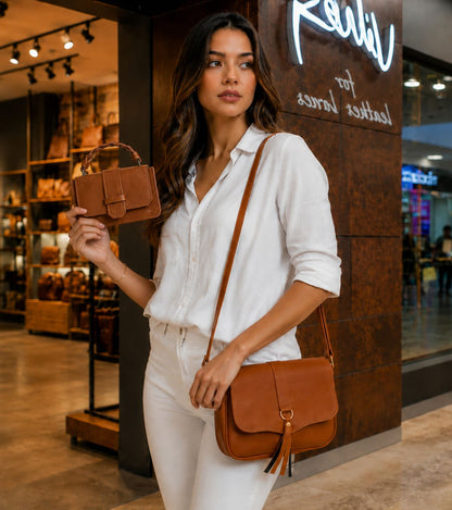 BOLSO + BILLETERA de Cuero - SET Lanzamiento Exclusivo 2026 - (Con 82% de Descuento HOY!)